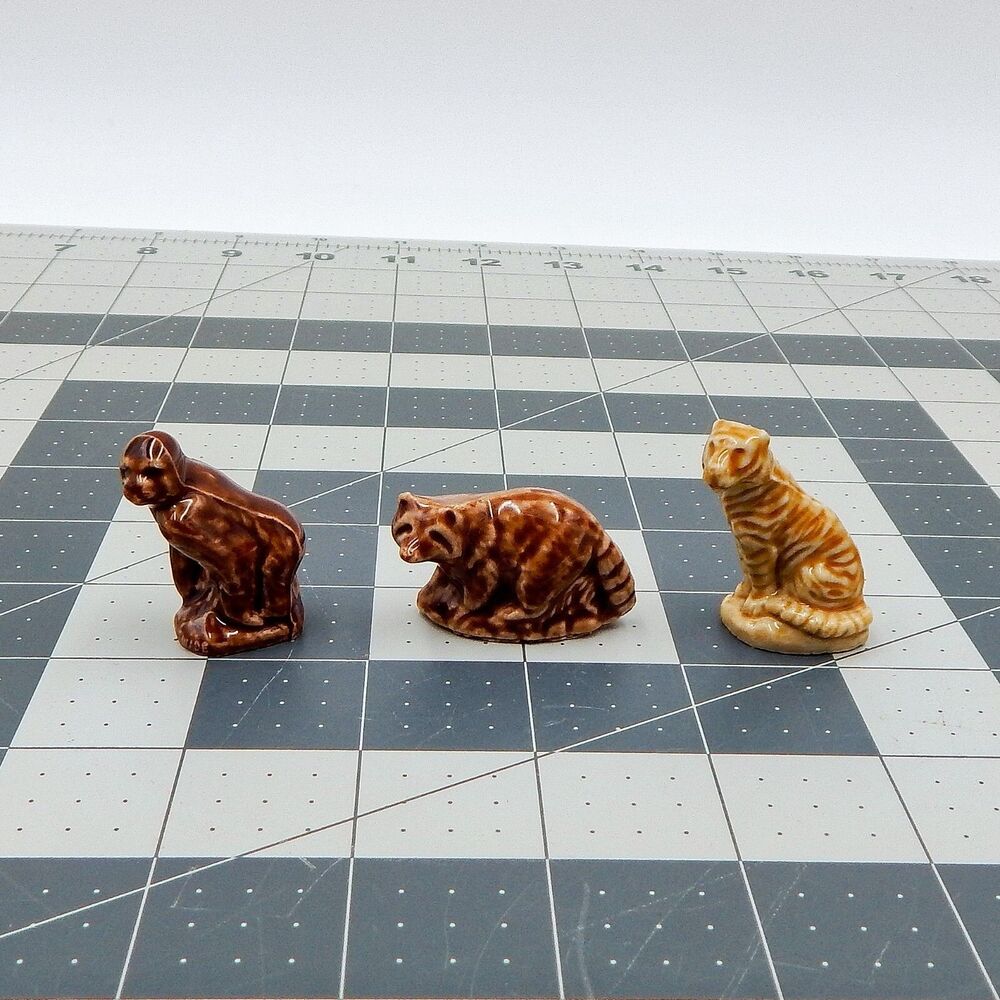 Wade Whimsies USA Red Rose Tea Series 2 Gorilla, Beaver, Tiger Set of 3